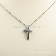 Stainless Steel Cheap Vintage Boys Cross Necklace